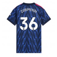 Echipament fotbal Arsenal Martin Zubimendi #36 Tricou Deplasare 2025-26 pentru femei maneca scurta