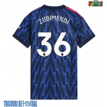 Echipament fotbal Arsenal Martin Zubimendi #36 Tricou Deplasare 2025-26 pentru femei maneca scurta