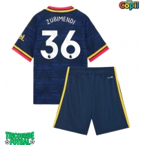 Echipament fotbal Arsenal Martin Zubimendi #36 Tricou Deplasare 2026-27 pentru copii maneca scurta (+ Pantaloni scurti)