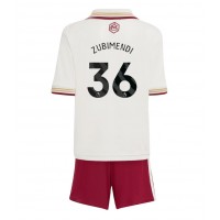 Echipament fotbal Arsenal Martin Zubimendi #36 Tricou Treilea 2025-26 pentru copii maneca scurta (+ Pantaloni scurti)