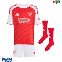 Echipament fotbal Arsenal Mikel Merino #23 Tricou Acasa 2025-26 pentru copii maneca scurta (+ Pantaloni scurti)