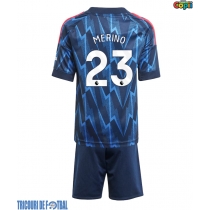 Echipament fotbal Arsenal Mikel Merino #23 Tricou Deplasare 2025-26 pentru copii maneca scurta (+ Pantaloni scurti)