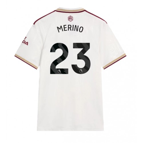Echipament fotbal Arsenal Mikel Merino #23 Tricou Treilea 2025-26 maneca scurta Echipament fotbal Arsenal Mikel Merino #23 Tricou Treilea 2025-26 maneca scurta