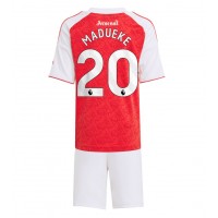 Echipament fotbal Arsenal Noni Madueke #20 Tricou Acasa 2025-26 pentru copii maneca scurta (+ Pantaloni scurti)