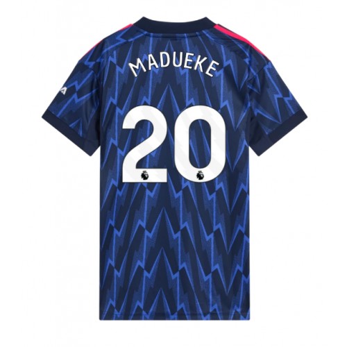 Echipament fotbal Arsenal Noni Madueke #20 Tricou Deplasare 2025-26 pentru femei maneca scurta Echipament fotbal Arsenal Noni Madueke #20 Tricou Deplasare 2025-26 pentru femei maneca scurta