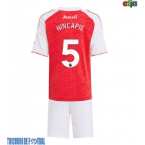 Echipament fotbal Arsenal Piero Hincapie #5 Tricou Acasa 2025-26 pentru copii maneca scurta (+ Pantaloni scurti)