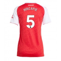 Echipament fotbal Arsenal Piero Hincapie #5 Tricou Acasa 2025-26 pentru femei maneca scurta