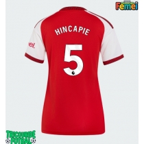 Echipament fotbal Arsenal Piero Hincapie #5 Tricou Acasa 2026-27 pentru femei maneca scurta