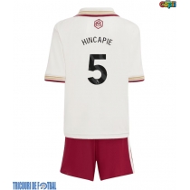 Echipament fotbal Arsenal Piero Hincapie #5 Tricou Treilea 2025-26 pentru copii maneca scurta (+ Pantaloni scurti)