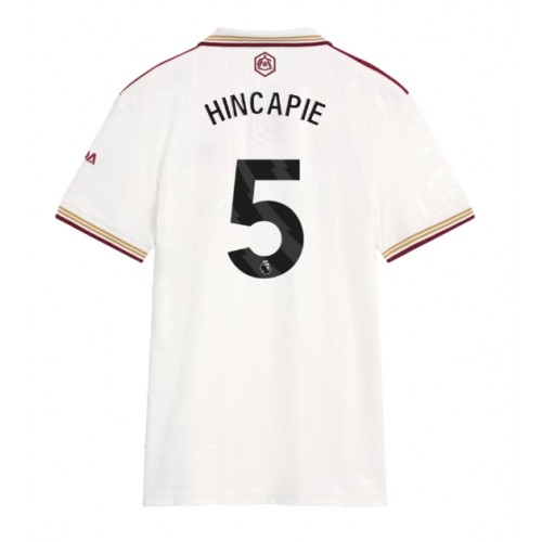 Echipament fotbal Arsenal Piero Hincapie #5 Tricou Treilea 2025-26 pentru femei maneca scurta Echipament fotbal Arsenal Piero Hincapie #5 Tricou Treilea 2025-26 pentru femei maneca scurta