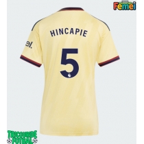 Echipament fotbal Arsenal Piero Hincapie #5 Tricou Treilea 2026-27 pentru femei maneca scurta