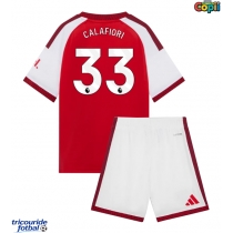 Echipament fotbal Arsenal Riccardo Calafiori #33 Tricou Acasa 2026-27 pentru copii maneca scurta (+ Pantaloni scurti)
