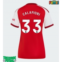 Echipament fotbal Arsenal Riccardo Calafiori #33 Tricou Acasa 2026-27 pentru femei maneca scurta