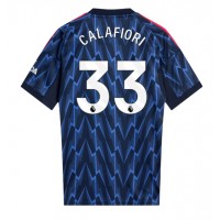 Echipament fotbal Arsenal Riccardo Calafiori #33 Tricou Deplasare 2025-26 maneca scurta