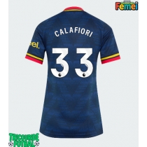 Echipament fotbal Arsenal Riccardo Calafiori #33 Tricou Deplasare 2026-27 pentru femei maneca scurta