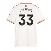 Echipament fotbal Arsenal Riccardo Calafiori #33 Tricou Treilea 2025-26 pentru femei maneca scurta