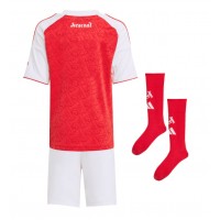 Echipament fotbal Arsenal Tricou Acasa 2025-26 pentru copii maneca scurta (+ Pantaloni scurti)