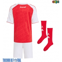 Echipament fotbal Arsenal Tricou Acasa 2025-26 pentru copii maneca scurta (+ Pantaloni scurti)