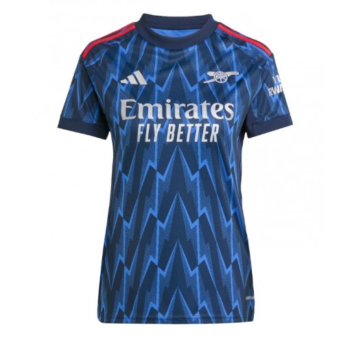 Echipament fotbal Arsenal Tricou Deplasare 2025-26 pentru femei maneca scurta Echipament fotbal Arsenal Tricou Deplasare 2025-26 pentru femei maneca scurta