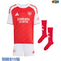 Echipament fotbal Arsenal Viktor Gyokeres #14 Tricou Acasa 2025-26 pentru copii maneca scurta (+ Pantaloni scurti)