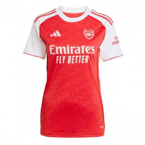 Echipament fotbal Arsenal Viktor Gyokeres #14 Tricou Acasa 2025-26 pentru femei maneca scurta Echipament fotbal Arsenal Viktor Gyokeres #14 Tricou Acasa 2025-26 pentru femei maneca scurta