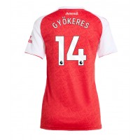 Echipament fotbal Arsenal Viktor Gyokeres #14 Tricou Acasa 2025-26 pentru femei maneca scurta
