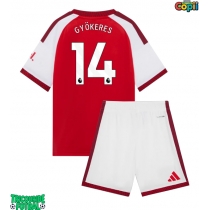 Echipament fotbal Arsenal Viktor Gyokeres #14 Tricou Acasa 2026-27 pentru copii maneca scurta (+ Pantaloni scurti)