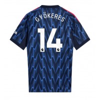 Echipament fotbal Arsenal Viktor Gyokeres #14 Tricou Deplasare 2025-26 maneca scurta