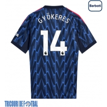 Echipament fotbal Arsenal Viktor Gyokeres #14 Tricou Deplasare 2025-26 maneca scurta