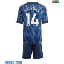 Echipament fotbal Arsenal Viktor Gyokeres #14 Tricou Deplasare 2025-26 pentru copii maneca scurta (+ Pantaloni scurti)