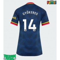 Echipament fotbal Arsenal Viktor Gyokeres #14 Tricou Deplasare 2026-27 pentru femei maneca scurta