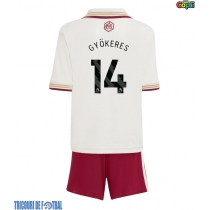 Echipament fotbal Arsenal Viktor Gyokeres #14 Tricou Treilea 2025-26 pentru copii maneca scurta (+ Pantaloni scurti)