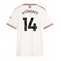Echipament fotbal Arsenal Viktor Gyokeres #14 Tricou Treilea 2025-26 pentru femei maneca scurta