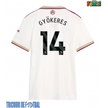 Echipament fotbal Arsenal Viktor Gyokeres #14 Tricou Treilea 2025-26 pentru femei maneca scurta