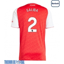 Echipament fotbal Arsenal William Saliba #2 Tricou Acasa 2025-26 maneca scurta
