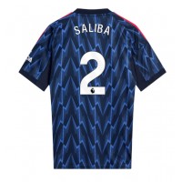 Echipament fotbal Arsenal William Saliba #2 Tricou Deplasare 2025-26 maneca scurta