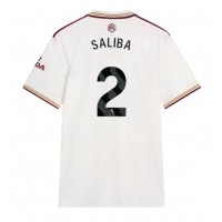 Echipament fotbal Arsenal William Saliba #2 Tricou Treilea 2025-26 maneca scurta