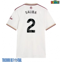Echipament fotbal Arsenal William Saliba #2 Tricou Treilea 2025-26 maneca scurta