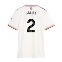 Echipament fotbal Arsenal William Saliba #2 Tricou Treilea 2025-26 pentru femei maneca scurta