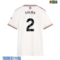 Echipament fotbal Arsenal William Saliba #2 Tricou Treilea 2025-26 pentru femei maneca scurta