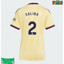 Echipament fotbal Arsenal William Saliba #2 Tricou Treilea 2026-27 pentru femei maneca scurta