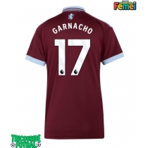 Echipament fotbal Aston Villa Alejandro Garnacho #17 Tricou Acasa 2026-27 pentru femei maneca scurta