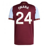 Echipament fotbal Aston Villa Amadou Onana #24 Tricou Acasa 2025-26 maneca scurta