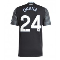 Echipament fotbal Aston Villa Amadou Onana #24 Tricou Deplasare 2025-26 maneca scurta