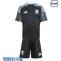 Echipament fotbal Aston Villa Amadou Onana #24 Tricou Deplasare 2025-26 pentru copii maneca scurta (+ Pantaloni scurti)