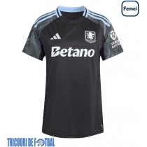 Echipament fotbal Aston Villa Amadou Onana #24 Tricou Deplasare 2025-26 pentru femei maneca scurta