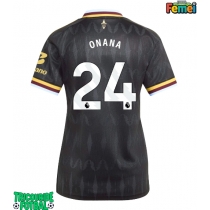 Echipament fotbal Aston Villa Amadou Onana #24 Tricou Deplasare 2026-27 pentru femei maneca scurta