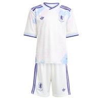 Echipament fotbal Aston Villa Amadou Onana #24 Tricou Treilea 2025-26 pentru copii maneca scurta (+ Pantaloni scurti)