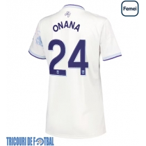 Echipament fotbal Aston Villa Amadou Onana #24 Tricou Treilea 2025-26 pentru femei maneca scurta