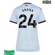Echipament fotbal Aston Villa Amadou Onana #24 Tricou Treilea 2026-27 pentru femei maneca scurta